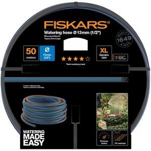 Fiskars locsolótömlő, 13 mm (1/2"), 50 m Q4