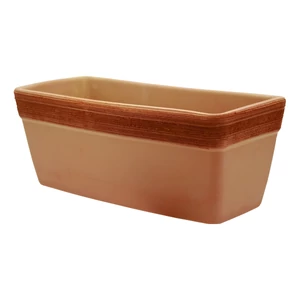 Antik barázdált virágláda húzott 60 cm