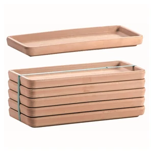 Antik barázdált virágláda alátét 40 cm