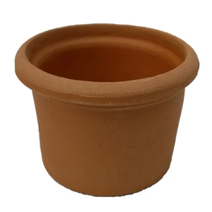 Agyag kaspó baby antikolt kerek