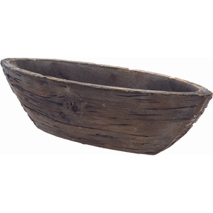 Csónak kaspó 'Wood' 57 cm