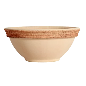 Barázdált antik 'Ciclamino' húzott tál 28 cm