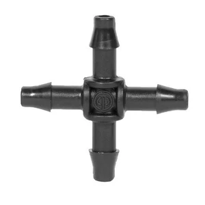 Mikroöntözés 1/4'' tömlővéges kereszt idom