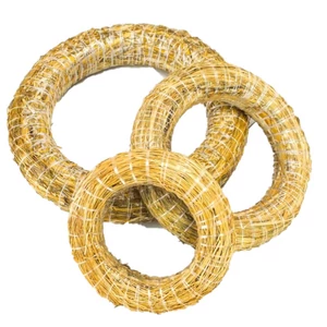 Szalma koszorúalap 30 cm
