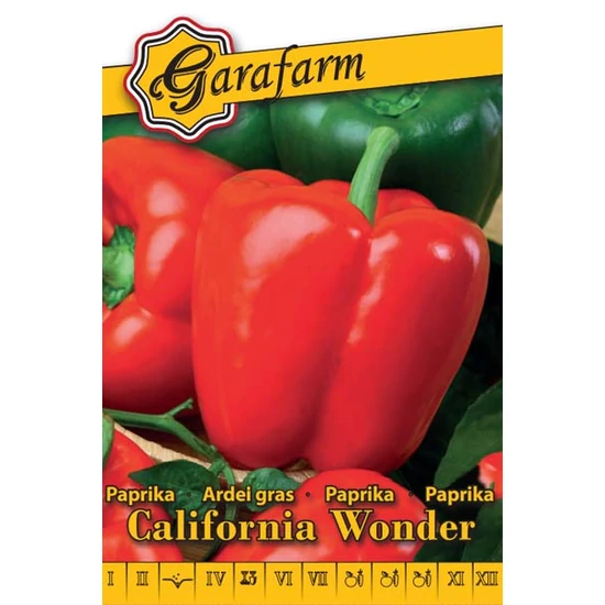 Paprika 'California Wonder' vetőmag