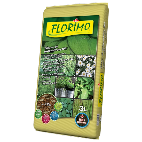 Florimo fűszer- és gyógynövény föld 3 liter