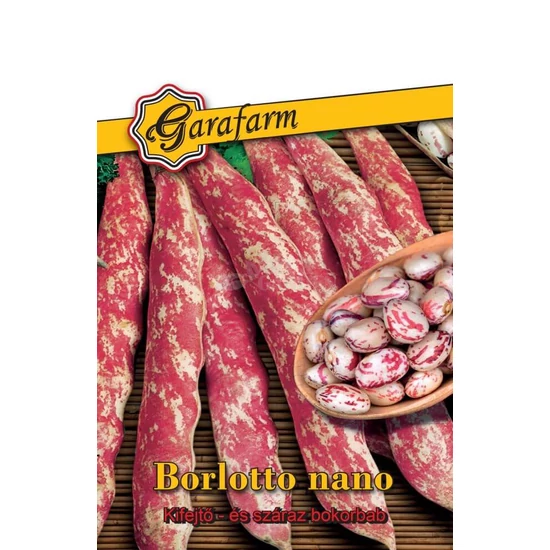 Bab 'Borlotto Nano' bokorbab vetőmag