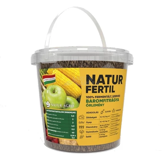 Natur Fertil szerves baromfitrágya őrlemény 5,6 liter - 4 kg