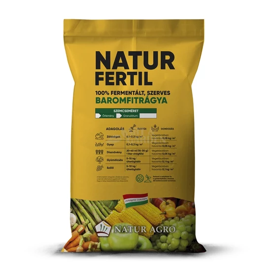 Natur Fertil szerves baromfitrágya granulátum 25 liter - 15 kg