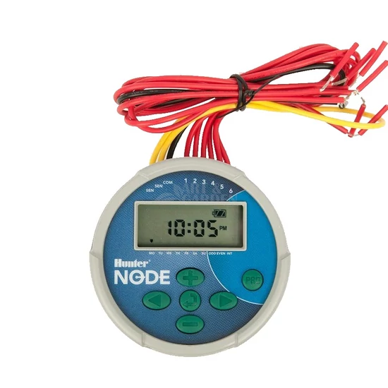 Hunter NODE-600; 6 zónás elemes öntözésvezérlő