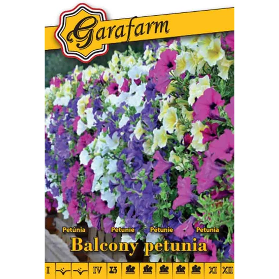 Petúnia balkon színkeverék vetőmag