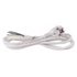 Szerelt dugvilla 3 x 1,5 mm fehér 3 m